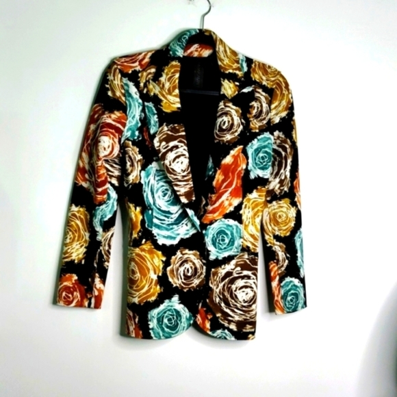 Norma Kamali floral print jacket - Picture 2 of 6